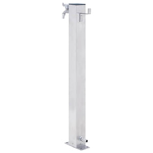 Edelstahl Wassersäule Quadratisch 60cm