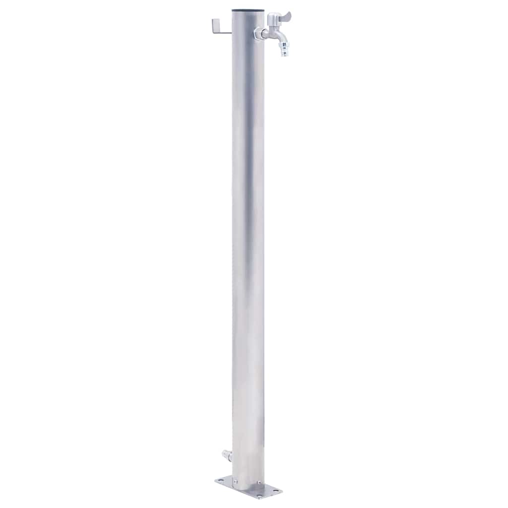Edelstahl Wassersäule Garten 100cm