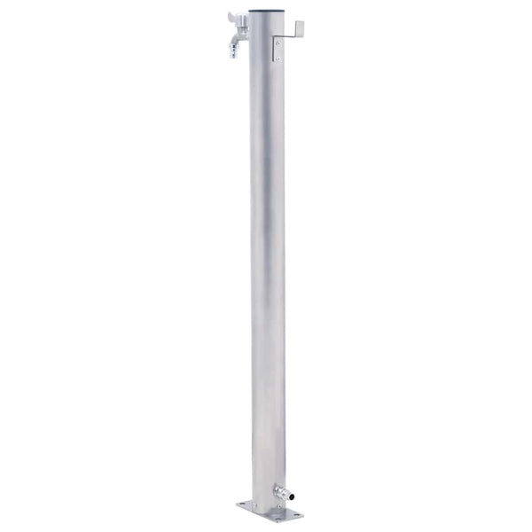 Edelstahl Wassersäule Garten 100cm