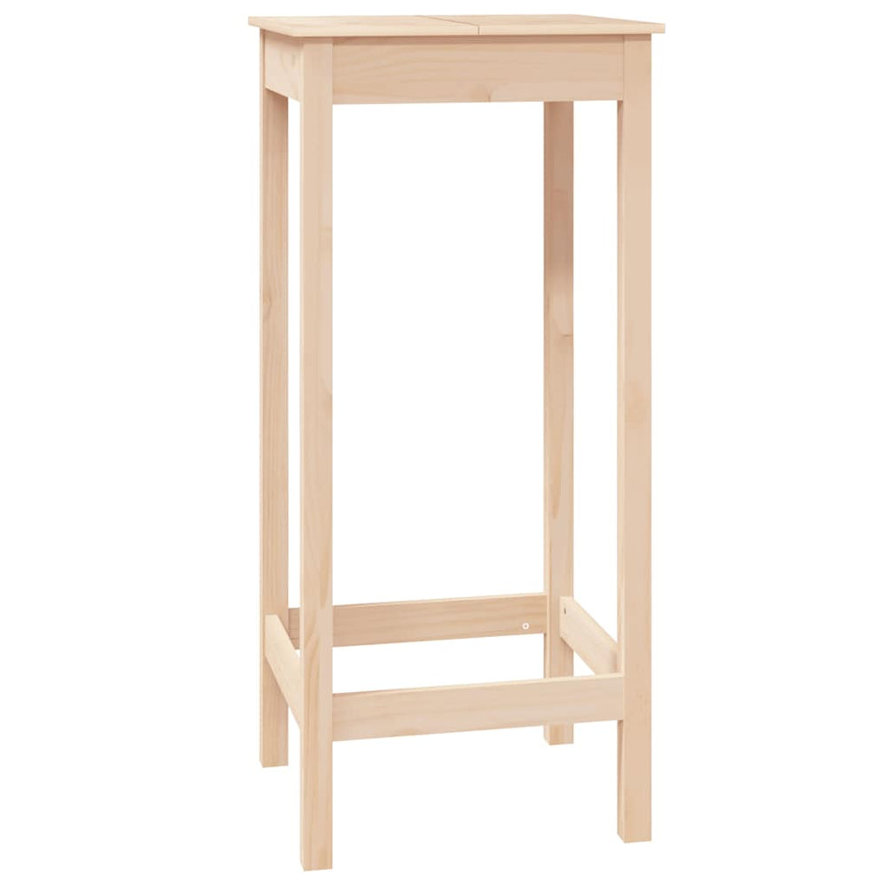 Bartisch Kiefer Massivholz 50x50x110 cm