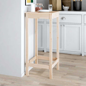Bartisch Kiefer Massivholz 50x50x110 cm