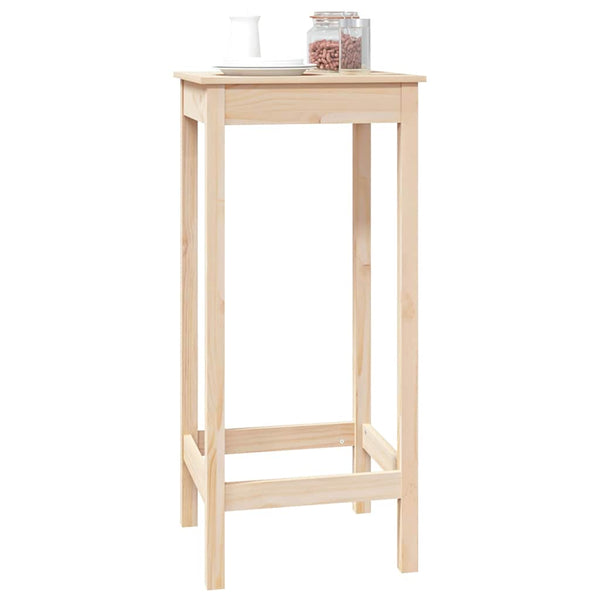 Bartisch Kiefer Massivholz 50x50x110 cm