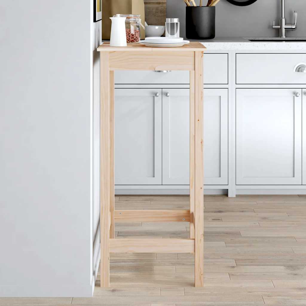 Bartisch Kiefer Massivholz 50x50x110 cm