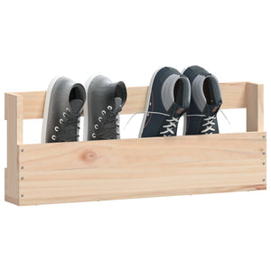 Wand Schuhregal Kiefernholz 2er Set
