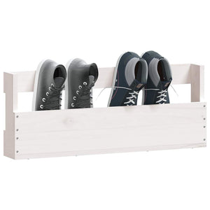Wand Schuhregale Kiefer Massivholz Weiß