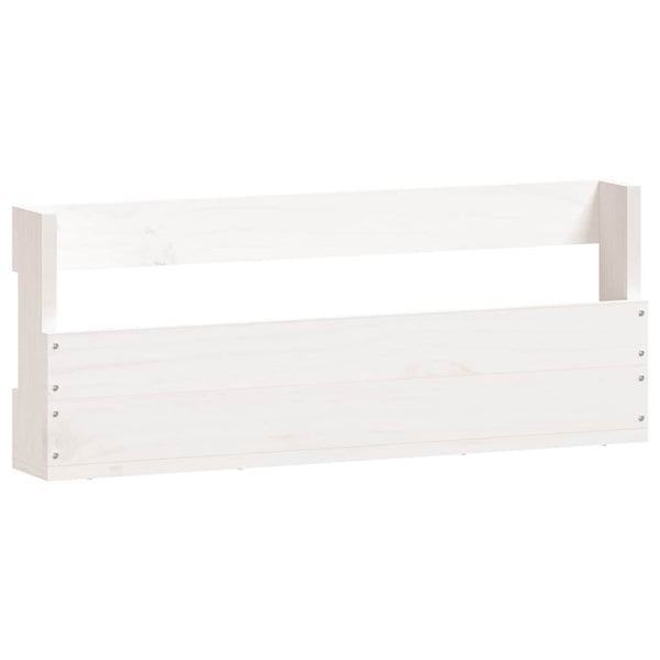 Wand Schuhregale Kiefer Massivholz Weiß