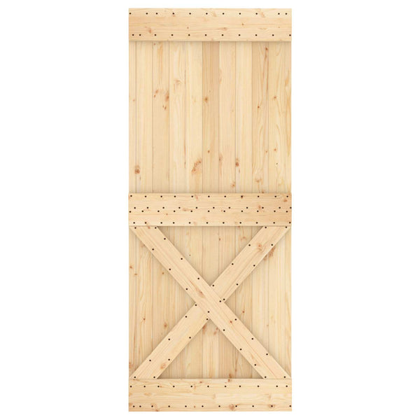 Massivholz Tür NARVIK Kiefer 85x210 cm