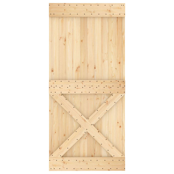 Massivholz Tür Narvik Kiefer 95x210cm