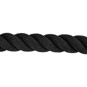 vidaXL Corde de combat noire 6 m 4,5 kg polyester