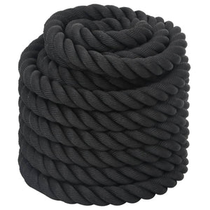 Schwarzes Battle Rope 12 m, 9 kg