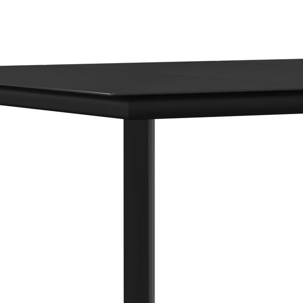 vidaXL Ensemble repas de jardin 3 pcs Résine tressée et acier