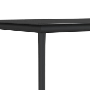 9-tlg. Garten-Essgruppe mit Kissen Poly Rattan und Stahl