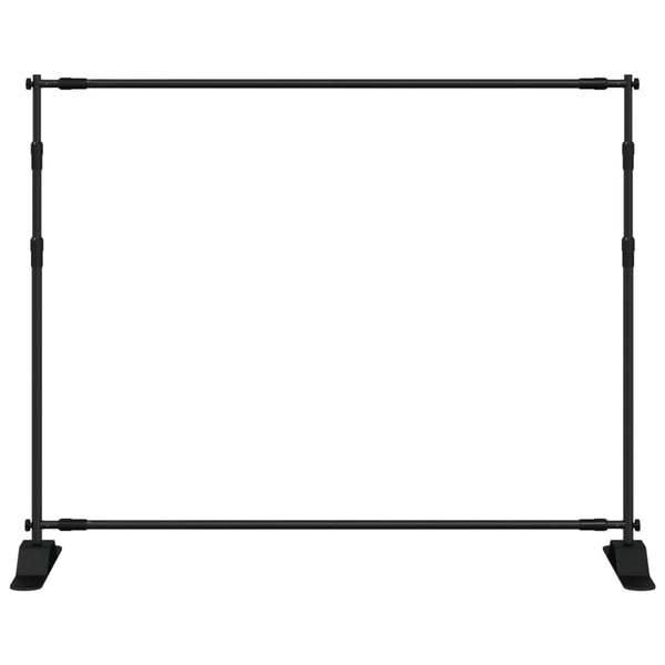 Hintergrundstative 2 Stk. Schwarz 254x243 cm Stahl