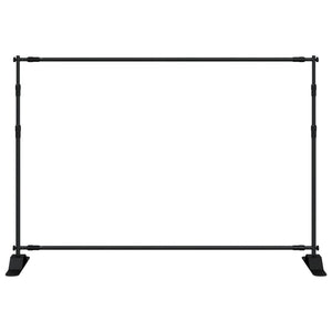 Hintergrundstative 2 Stk. Schwarz 305x243 cm Stahl