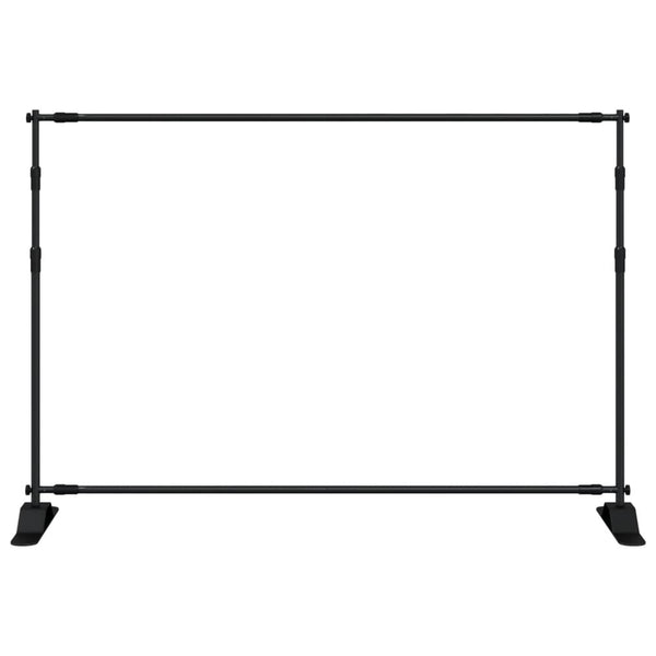 Hintergrundstative 2 Stk. Schwarz 305x243 cm Stahl