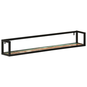Wandregale 2er Set Altholz & Eisen 110cm