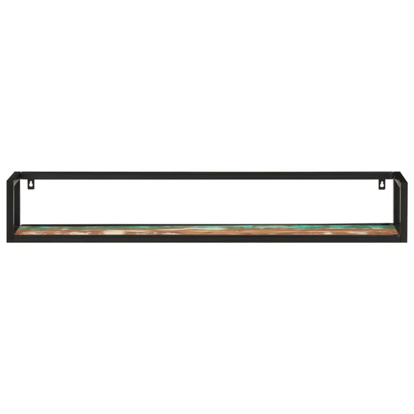 Wandregale 2er Set Altholz & Eisen 110cm