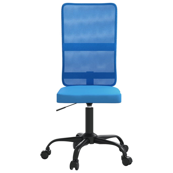 Höhenverstellbarer Bürostuhl Blau Netzstoff