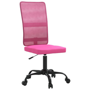 Höhenverstellbarer Bürostuhl Rosa Mesh