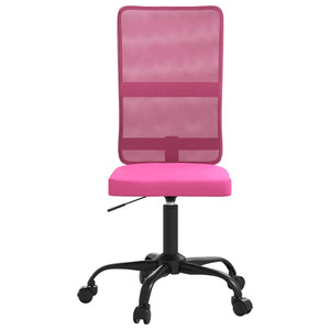 Höhenverstellbarer Bürostuhl Rosa Mesh