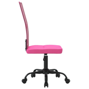 Höhenverstellbarer Bürostuhl Rosa Mesh