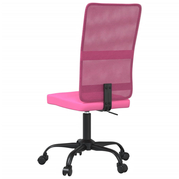 Höhenverstellbarer Bürostuhl Rosa Mesh