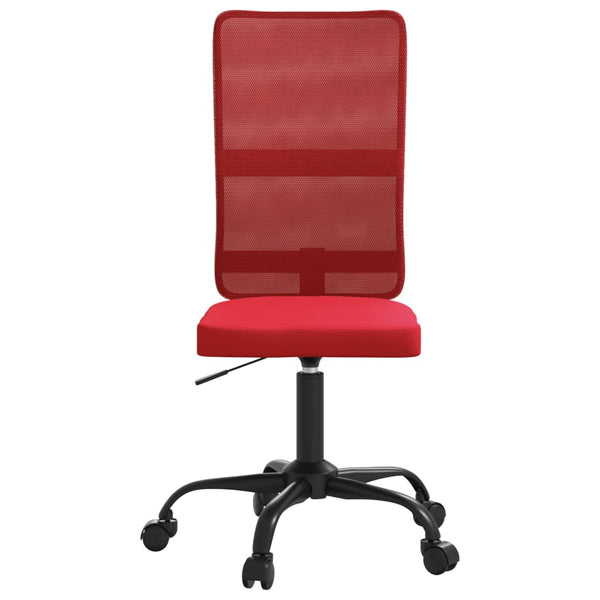Höhenverstellbarer Bürostuhl Weinrot