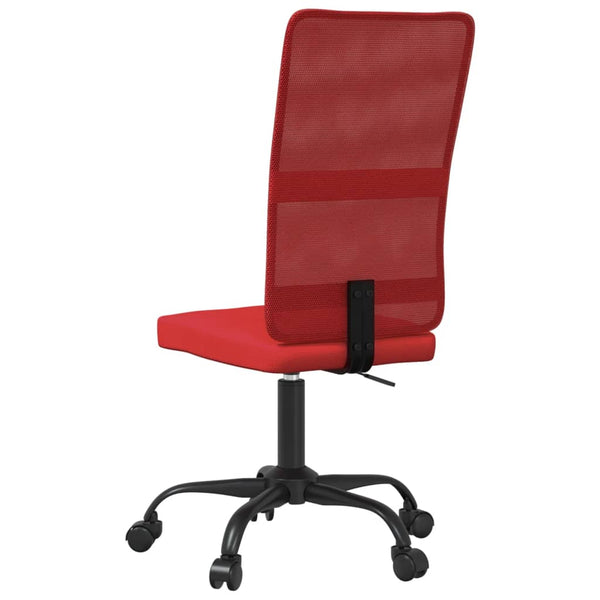Höhenverstellbarer Bürostuhl Weinrot