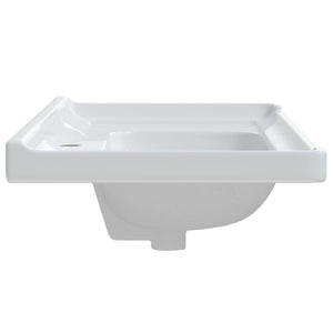 Waschbecken Weiß 91,5x48x23 cm Rechteckig Keramik
