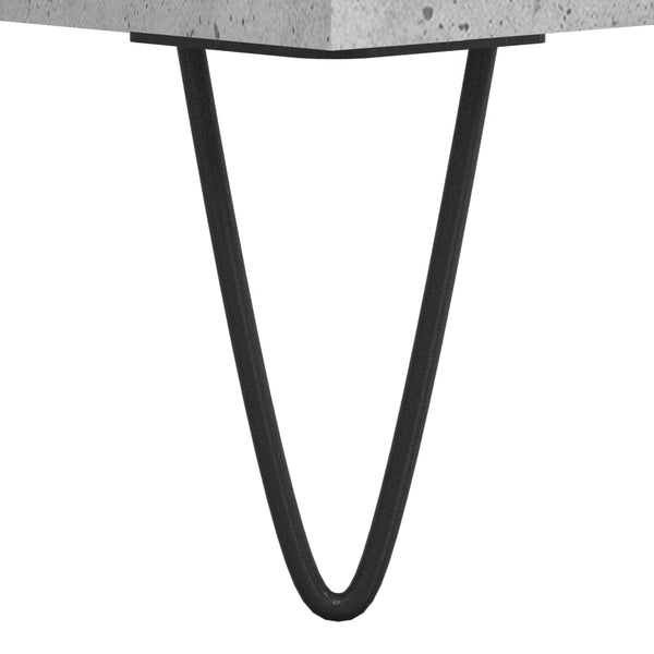 vidaXL Bibliothèque Gris Ciment 69,5x32,5x90 cm Bois d'ingénierie
