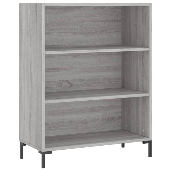 Bücherregal Grau Sonoma 69,5x32,5x90 cm