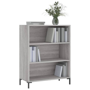 Bücherregal Grau Sonoma 69,5x32,5x90 cm