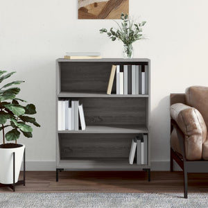 Bücherregal Grau Sonoma 69,5x32,5x90 cm