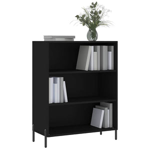 Schwarzes Regal 69,5x32,5x90 cm