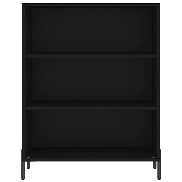 Schwarzes Regal 69,5x32,5x90 cm