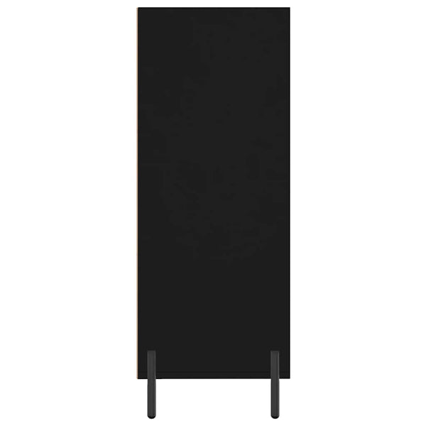 Schwarzes Regal 69,5x32,5x90 cm