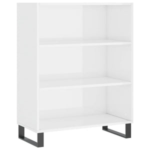vidaXL Armoirette haute brillance blanc 69,5x32,5x90 cm Bois d'ingénierie