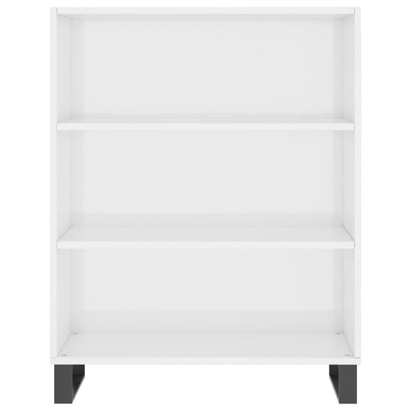 vidaXL Armoirette haute brillance blanc 69,5x32,5x90 cm Bois d'ingénierie