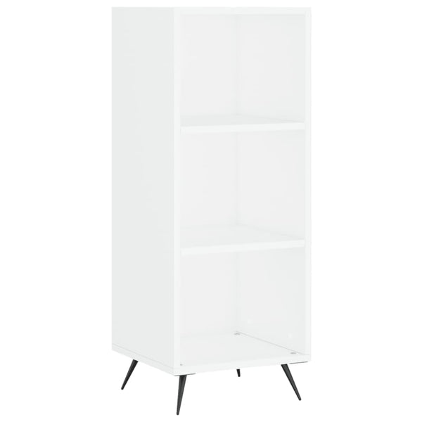 Weißer Regalschrank, 90 cm hoch