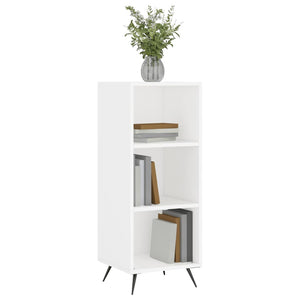 Weißer Regalschrank, 90 cm hoch