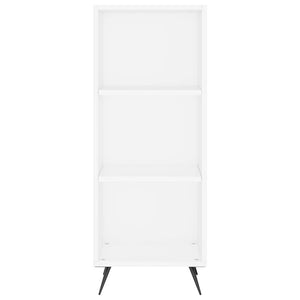 Weißer Regalschrank, 90 cm hoch