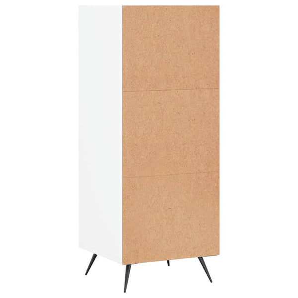 Weißer Regalschrank, 90 cm hoch