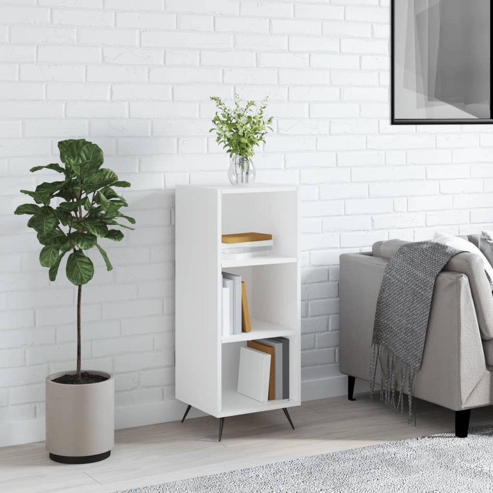 Weißer Regalschrank, 90 cm hoch