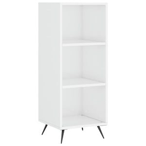 Hochglanz Regalschrank Weiß, 90 cm