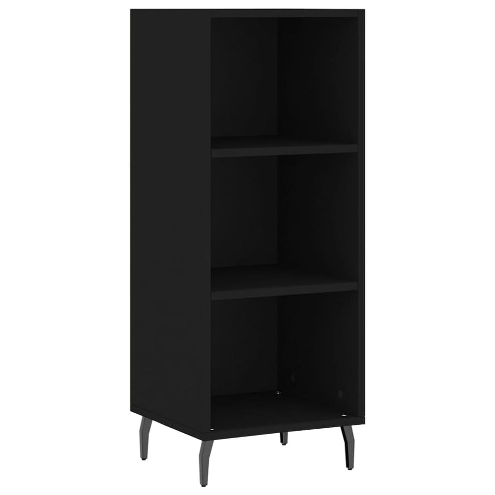 Schwarzes Sideboard 90cm Holzwerkstoff