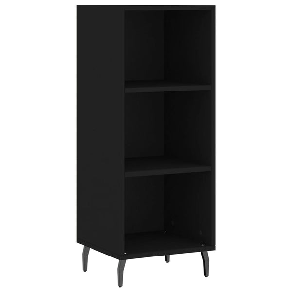 Schwarzes Sideboard 90cm Holzwerkstoff