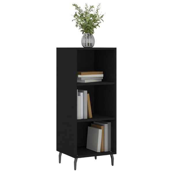 Schwarzes Sideboard 90cm Holzwerkstoff