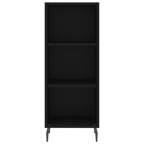 Schwarzes Sideboard 90cm Holzwerkstoff