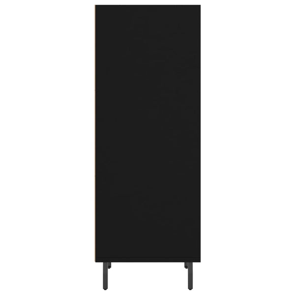Schwarzes Sideboard 90cm Holzwerkstoff