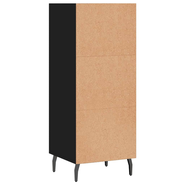 Schwarzes Sideboard 90cm Holzwerkstoff